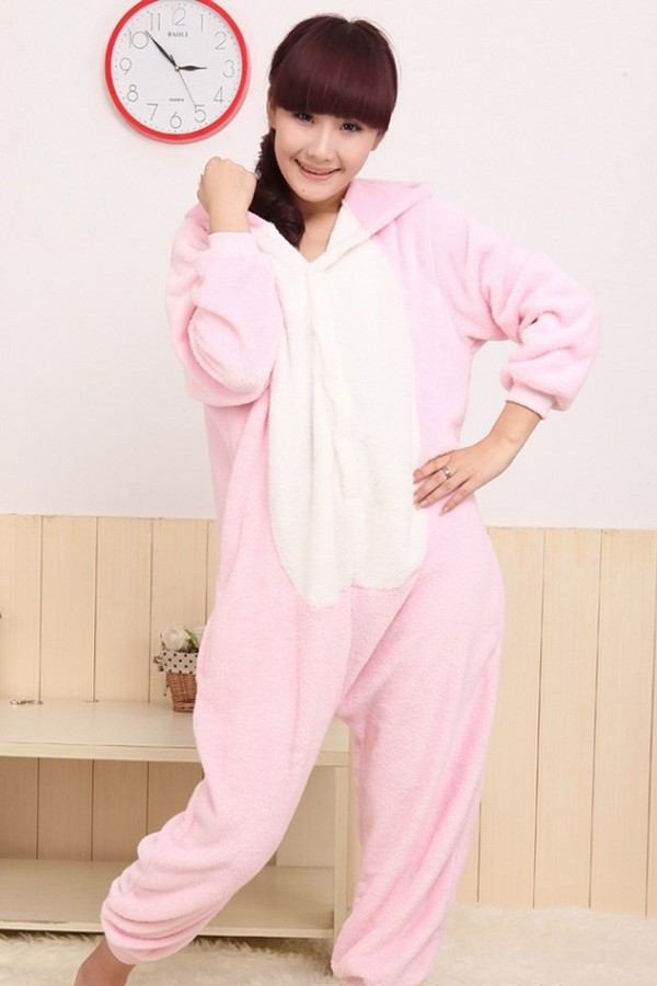 Mascot Costumes Kigurumi Pink Kitty Cat Costume - Click Image to Close